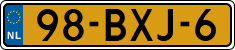 License plate of the Netherlands, Heavy Commercial Vehicles (1994 system)