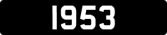 License plate of Guernsey, Regular plates