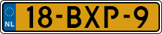 License plate of the Netherlands, Heavy Commercial Vehicles (1994 system)