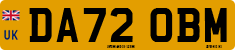 License plate of the United Kingdom, 2001 year system
