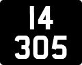 License plate of Guernsey, Regular plates