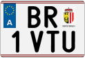 License plate of Austria, Regular plates