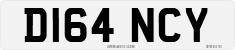 License plate of the United Kingdom, 1983 year system