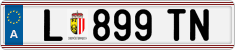 License plate of Austria, Regular plates