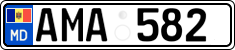 License plate of Moldova, Cars (2015)
