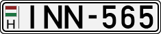 license plates of Hungary, Cars (1990)