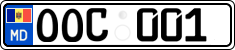 License plate of Moldova, Cars (2015)