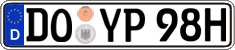 German license plate, Plates for oldtimers (type 