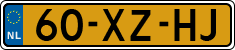 License plate of the Netherlands, Cars