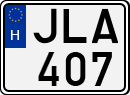 license plates of Hungary, Cars (1990)