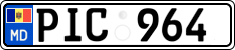 License plate of Moldova, Cars (2015)