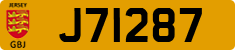 License plate of Jersey, Regular plates (J123456)