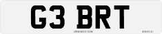 License plate of the United Kingdom, 1983 year system