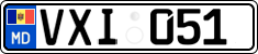 License plate of Moldova, Cars (2015)