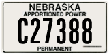 Nebraska, Apportioned