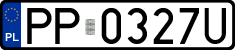 License plates of Poland, Regular car plates
