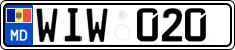 License plate of Moldova, Cars (2015)