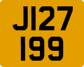 License plate of Jersey, Regular plates (J123456)
