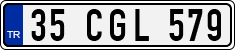 License plate of Turkey, Regular plates