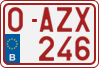 License plate of Belgium, Regular plates (2010)