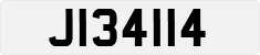 License plate of Jersey, Regular plates (J123456)