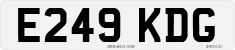 License plate of the United Kingdom, 1983 year system