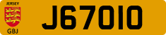 License plate of Jersey, Regular plates (J123456)