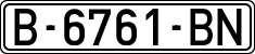 License plates of Spain, 1971 year series