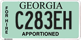 Georgia, Apportioned