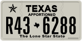 Texas, Apportioned vehicles (2012) (A12-3456)