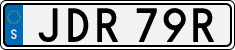 License plate of Sweden, Regular plates