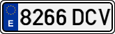 License plates of Spain, Ordinary (2000)