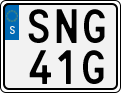 License plate of Sweden, Regular plates