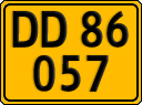 License plate of Denmark, Commercial vehicles
