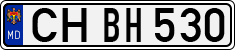 License plate of Moldova, Cars (1992)
