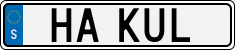 License plate of Sweden, Vanity Plates