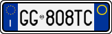 License plate of Italy, Cars (1994 year series)
