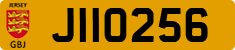 License plate of Jersey, Regular plates (J123456)
