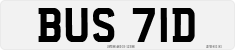 License plate of the United Kingdom, 1963 year system