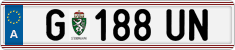 License plate of Austria, Regular plates