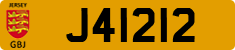 License plate of Jersey, Regular plates (J123456)