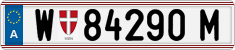 License plate of Austria, Regular plates