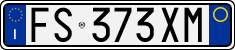 License plate of Italy, Cars (1994 year series)