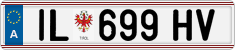 License plate of Austria, Regular plates
