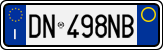 License plate of Italy, Cars (1994 year series)