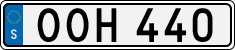 License plate of Sweden, Regular plates