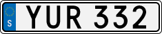 License plate of Sweden, Regular plates