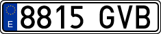 License plates of Spain, Ordinary (2000)