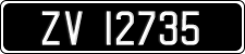 License plate of Ireland, Oldtimers