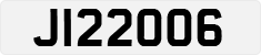 License plate of Jersey, Regular plates (J123456)